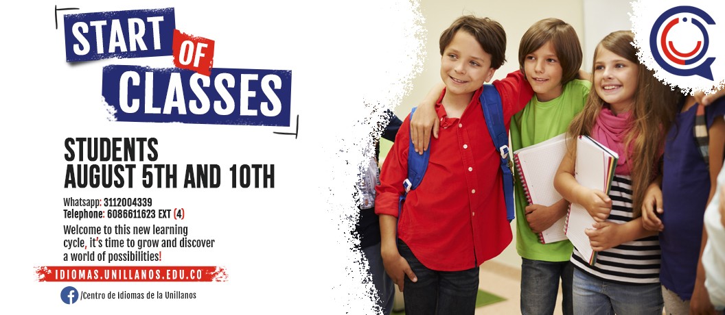 START OF CLASSES 2024-2