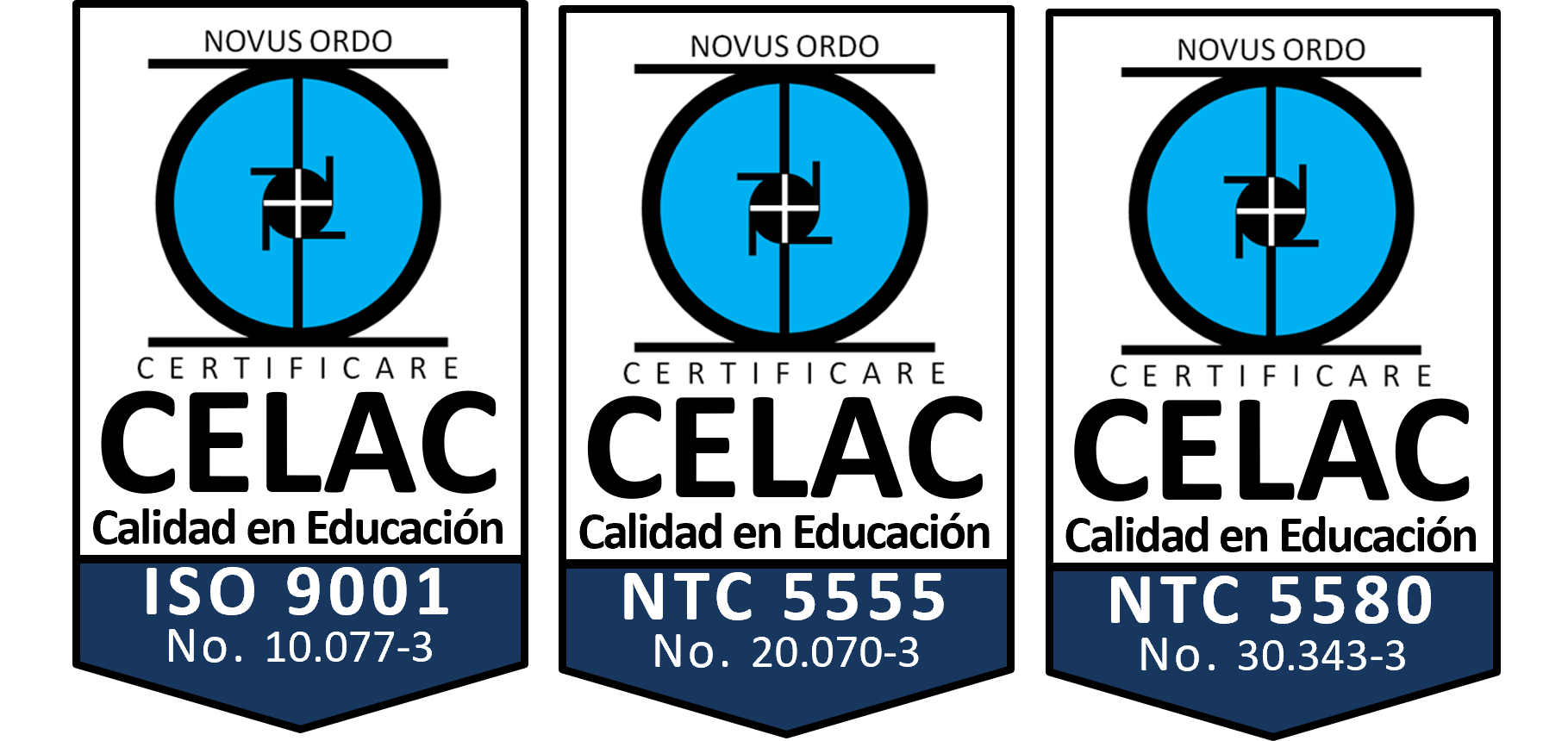 Certificación CELAC ISO 9001, NTC 5555, NTC 5580