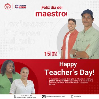 ¡FELIZ DÍA DEL MAESTRO! - 2025