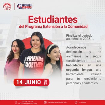 FINALIZAMOS EL PERÍODO ACADÉMICO 2025-1
